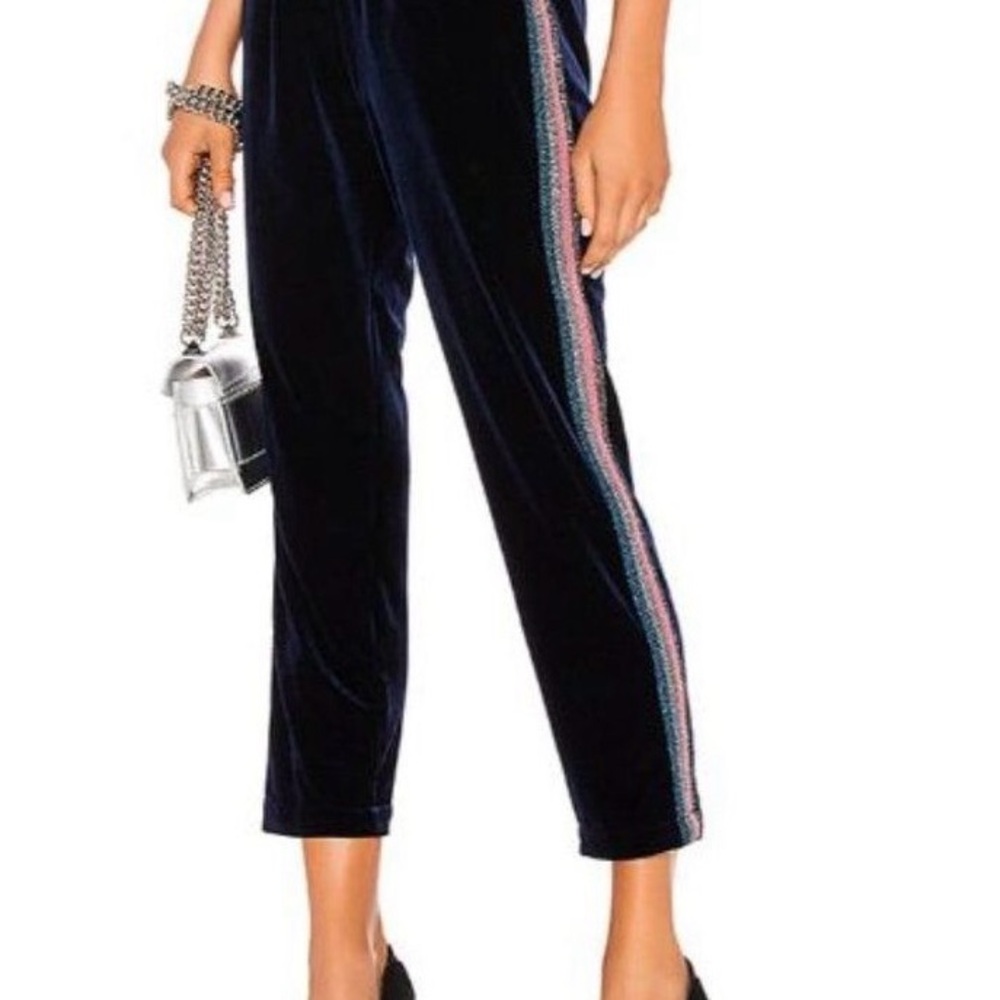 Mother Velvet Lounger Ankle Pant size L